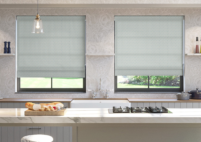 Ariel, Glacier - Twist&Fit Roman Blind - Image 3